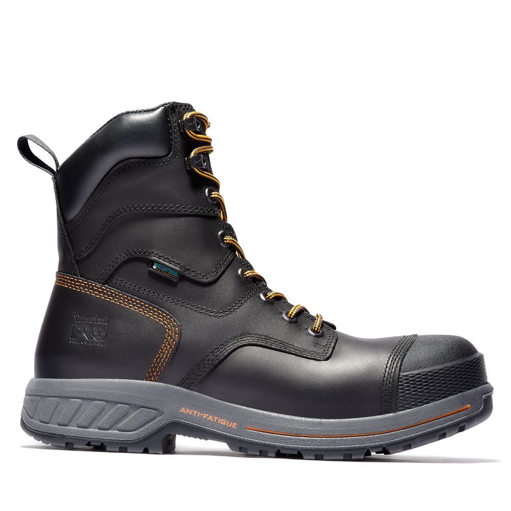 Timberland Mens Work Boots PRO® Endurance HD 8" Comp Toe - Black - India IK2916843